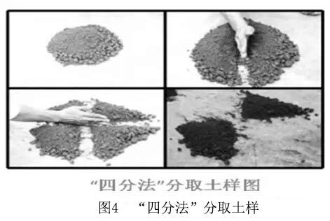&ldquo;四分法&rdquo;分取土样
